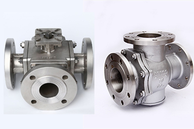 Q44F,Q45F不銹鋼三通球閥(圖) Q44F,Q45F不銹鋼三通球閥