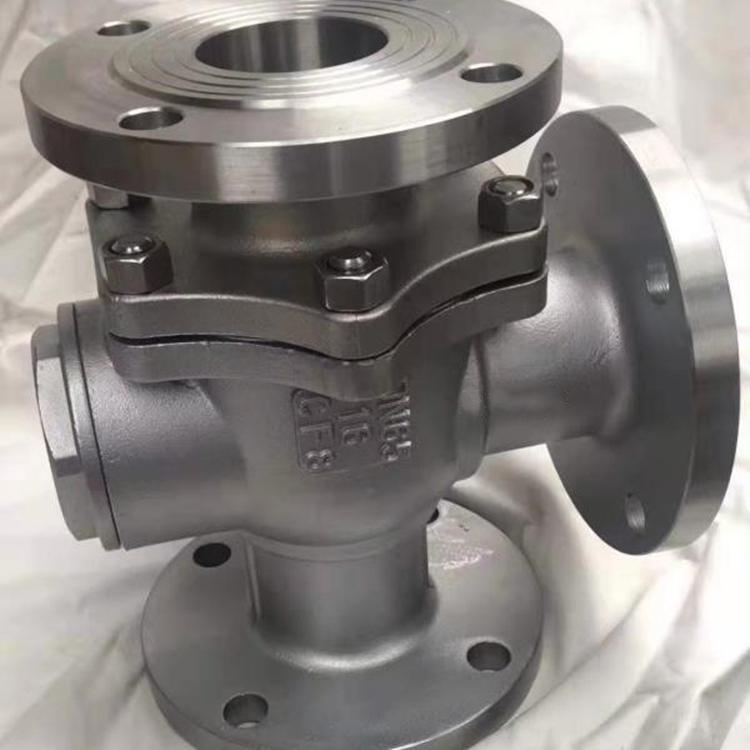 不銹鋼三通球閥實物圖1 不銹鋼三通球閥實物圖